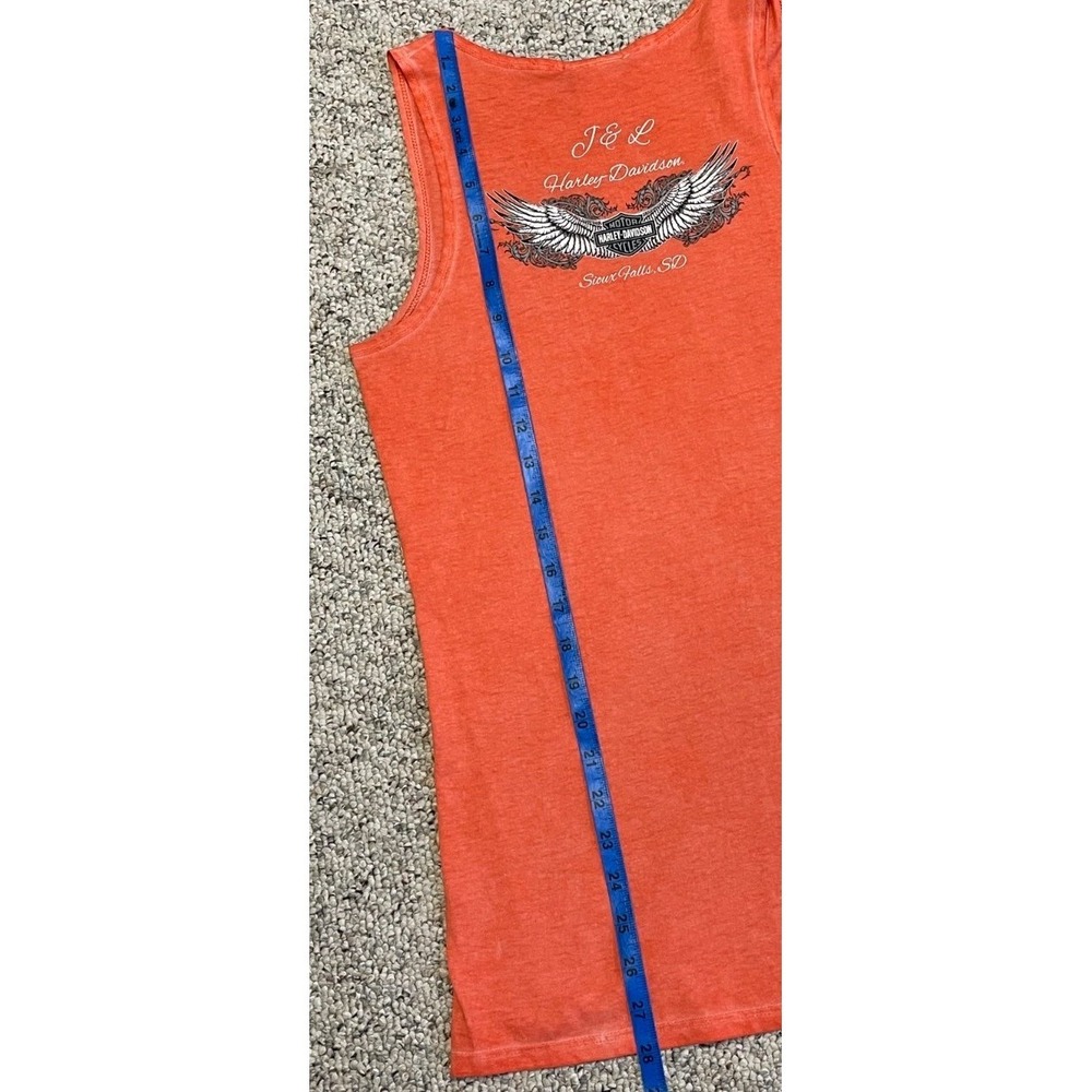 ๐ โซ (3) Harley Davidson HD Women's Tank Top Medium Lot Biker AOP Back Graphic - Picture 6 of 16